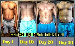 Homme de 25 ans coaching de sèche musculaire (scotland)