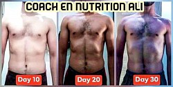 Homme de 22 ans .coaching de recomposition corporelle(Tunisie)